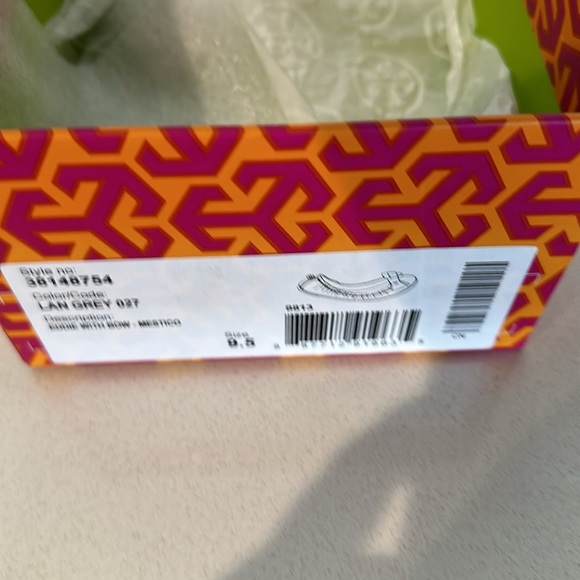 TORY BURCH EMBELLISHED FLAT BALLERINA - Picture 7 of 8